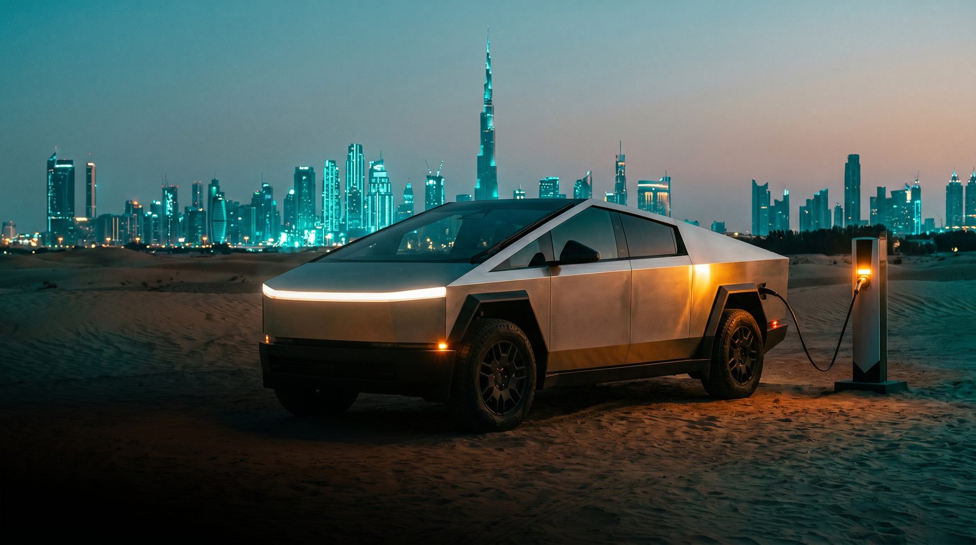 Cybertruck · دبي