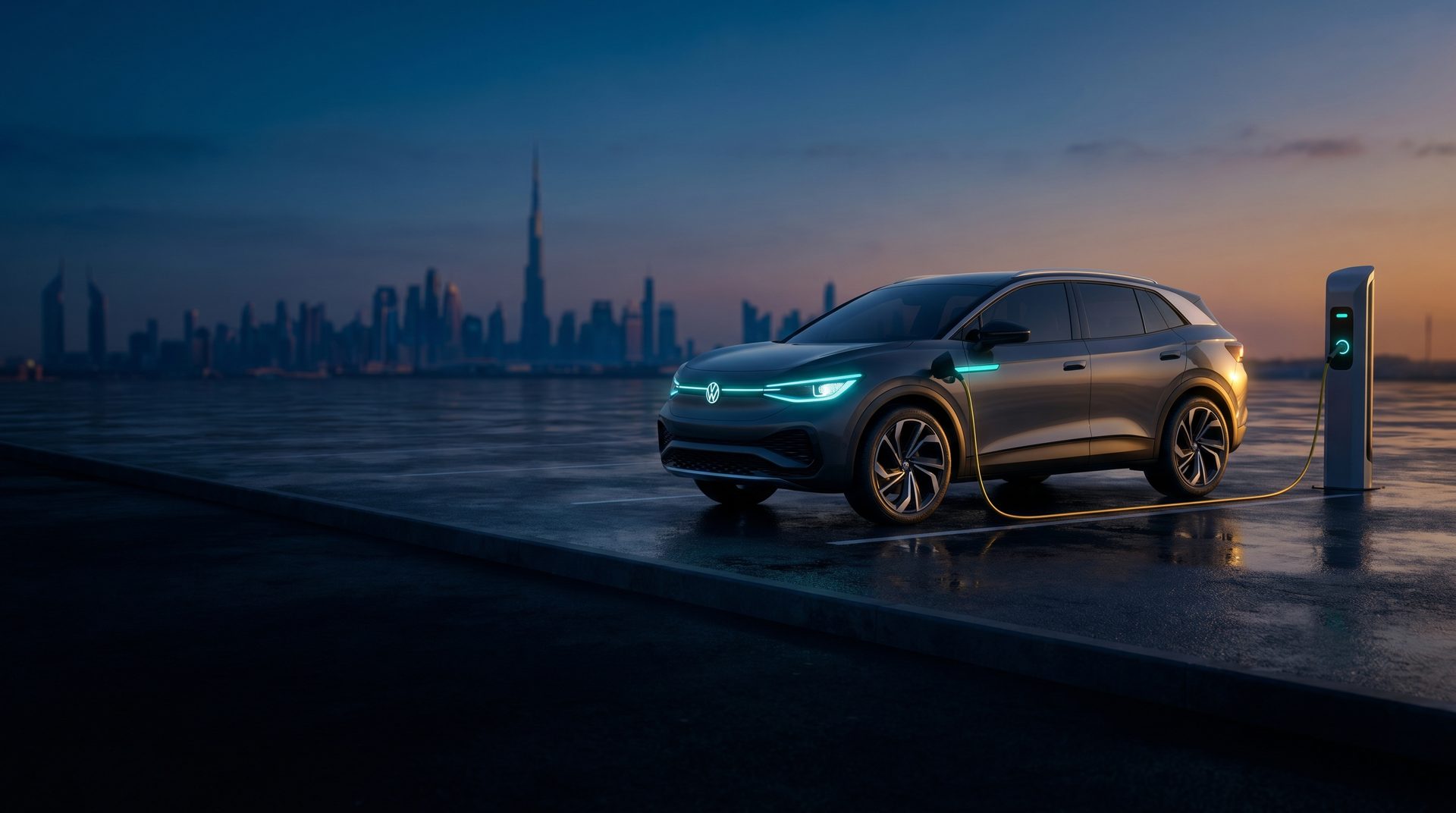 VW ID · Dubai — EV charging in the UAE